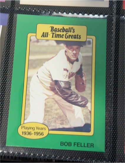 1987 Hygrade Baseball's All-Time Greats #NNO Bob Feller — front