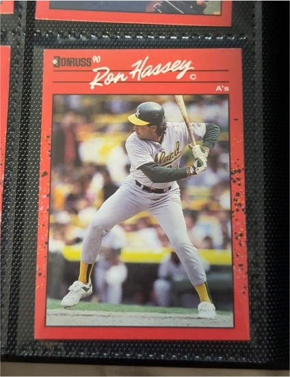 1990 Donruss #450 Ron Hassey — front