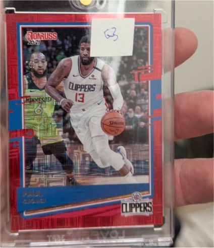 2020-21 Panini Donruss #55 Paul George — front