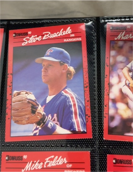 1990 Donruss #107 Steve Buechele — front