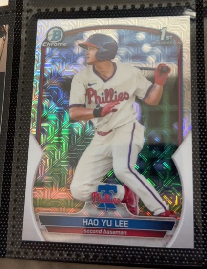 2023 Bowman Chrome #BCP-52 Hao Yu Lee — front