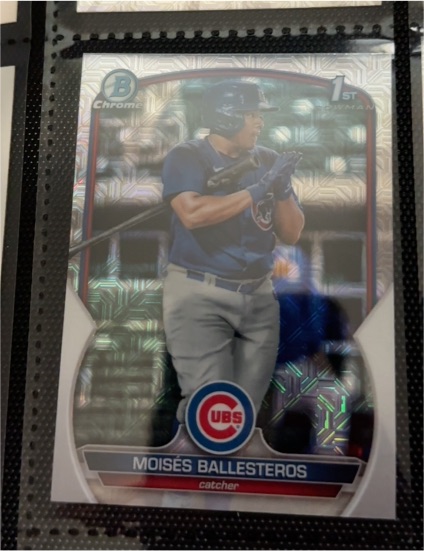 2023 Bowman Chrome #BCP-11 Moises Ballesteros — front