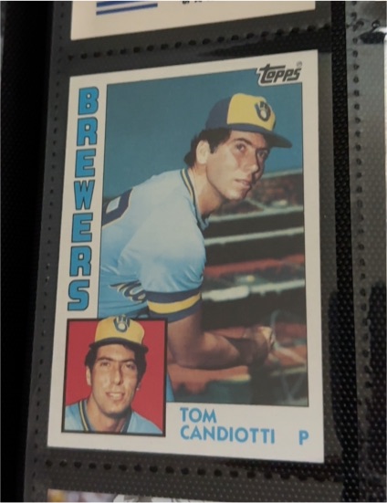 1984 Topps #262 Tom Candiotti — front