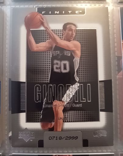 2003-04 Upper Deck Finite #20 Manu Ginobili — front