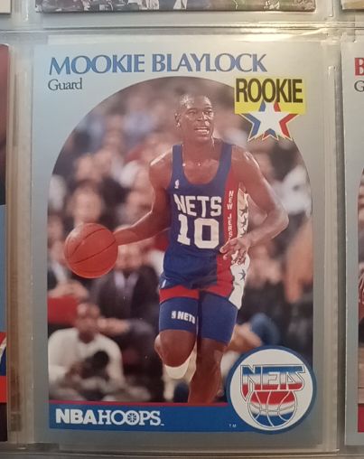 1990-91 NBA Hoops #193 Mookie Blaylock — front