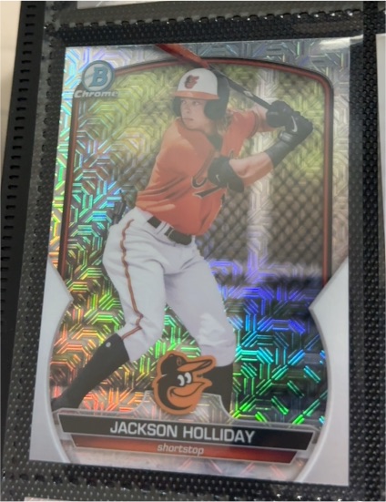 2023 Bowman Chrome #BCP-20 Jackson Holliday — front