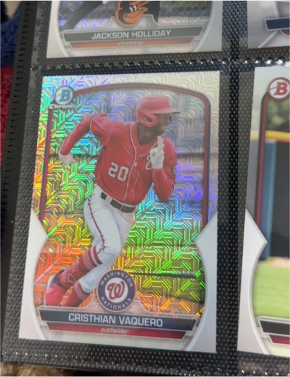 2023 Bowman Chrome #BCP-54 Cristhian Vaquero — front
