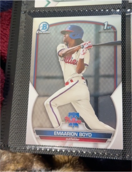 2023 Bowman Chrome #BCP-128 Emaarion Boyd — front