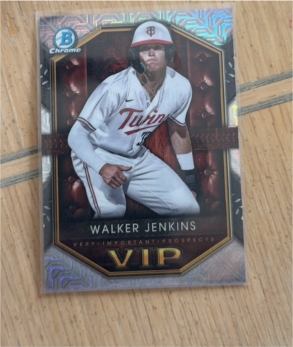 2025 Bowman Chrome #VIP-16 Walker Jenkins — front