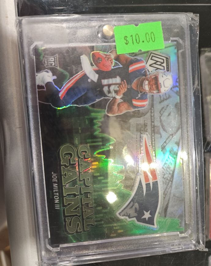 2024 Panini Mosaic Capital Gains Joe Milton III — front