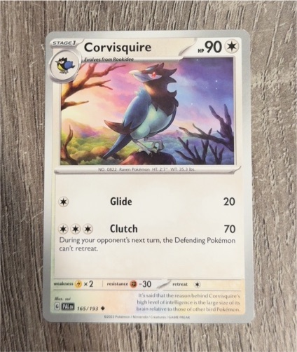 2023 Pokémon Paldea Evolved #165 Corvisquire — front