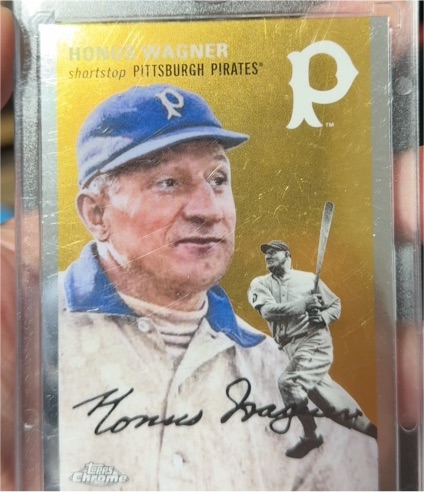 2023 Topps Chrome Platinum Anniversary #324 Honus Wagner — front
