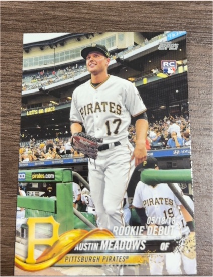 2018 Topps Update #US130 Austin Meadows — front