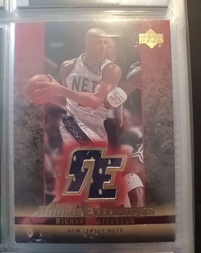 2003-04 Upper Deck Rookie Exclusives #RE Richard Jefferson — front