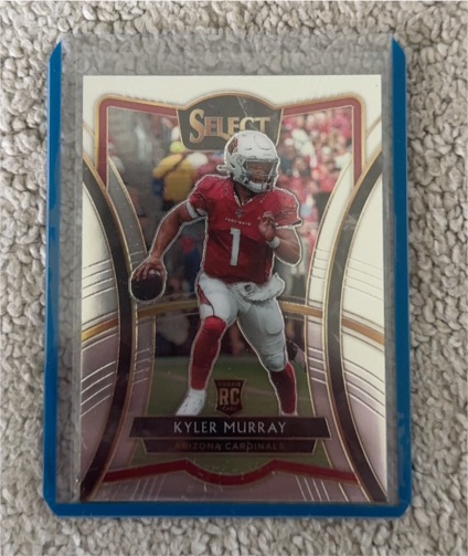 2019 Panini Select #113 Kyler Murray Premier Level Silver Prizm Rookie — front