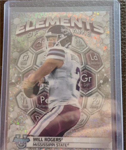 2023 Bowman U Elements of the Game #ETG-17 Will Rogers — front
