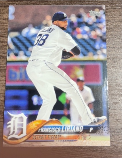 2018 Topps Update #US180 Francisco Liriano — front