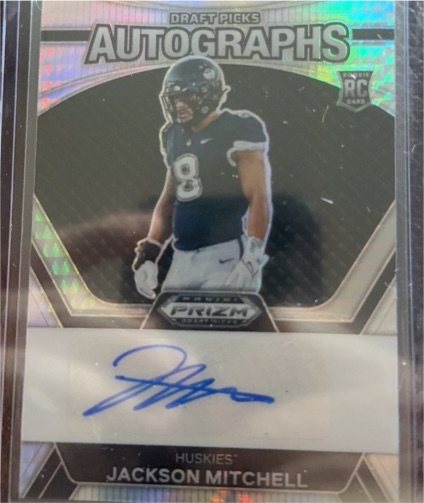 2024 Panini Prizm Draft Picks Autographs #DPA-JML Jackson Mitchell — front