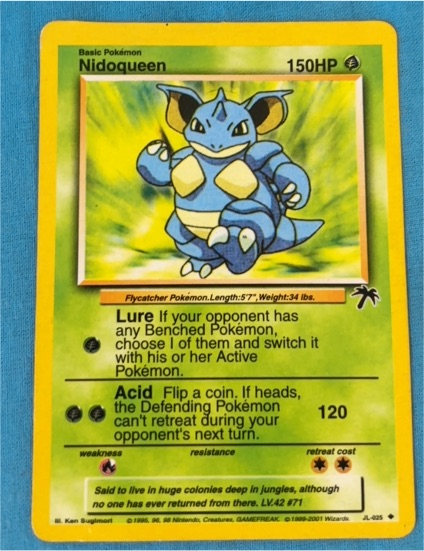 1999 Pokémon #25 Nidoqueen — front