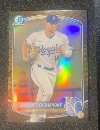 2025 Bowman Chrome Prospects #BCP-103 Jac Caglianone — front