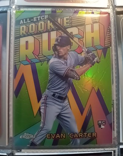 2024 Topps Chrome #CERR-14 Evan Carter All-Etch Rookie Rush — front