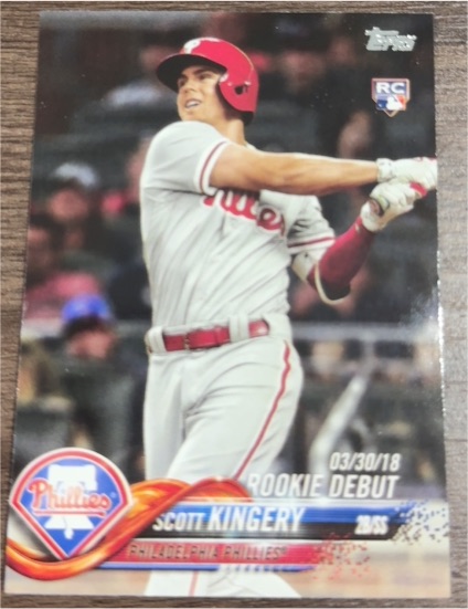 2018 Topps Update #US14 Scott Kingery — front