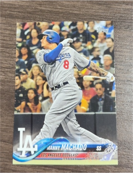 2018 Topps Update #US8 Manny Machado — front