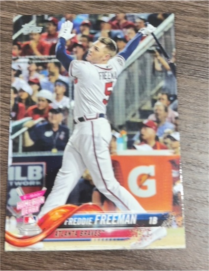 2018 Topps Update #US168 Freddie Freeman — front