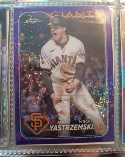 2024 Topps Chrome #87 Mike Yastrzemski — front