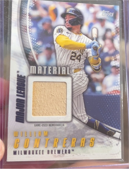 2025 Topps Series 1 Major League Material #MLM-WC William Contreras — front