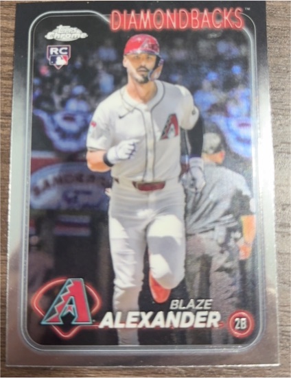 2024 Topps Chrome Update #US197 Blaze Alexander — front