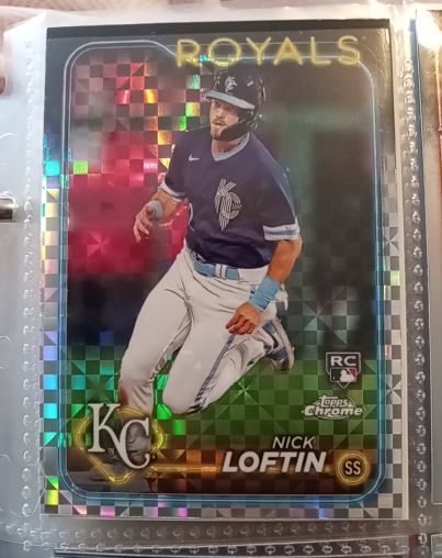 2024 Topps Chrome #183 Nick Loftin — front