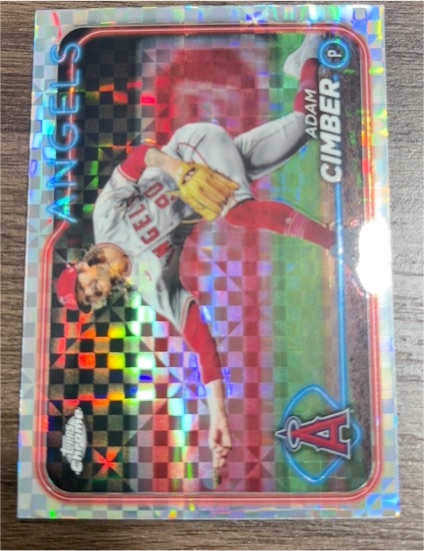 2024 Topps Chrome Update #USC145 Adam Cimber X-Fractor — front
