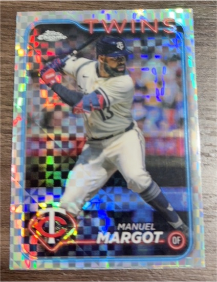 2024 Topps Chrome Update #USC168 Manuel Margot — front