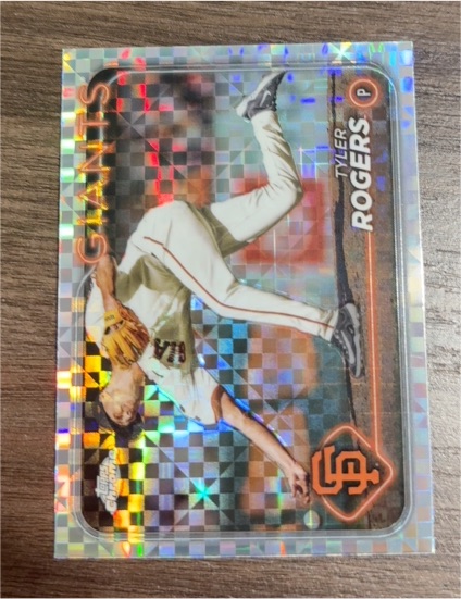 2024 Topps Chrome Update #USC112 Tyler Rogers X-Fractors — front