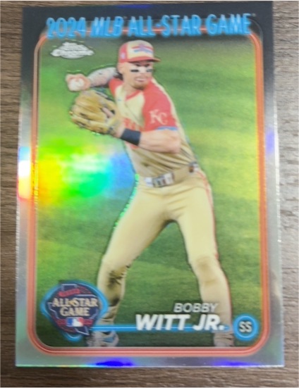 2024 Topps Chrome Update #ASGC-39 Bobby Witt Jr. 2024 All Star Game Chrome — front