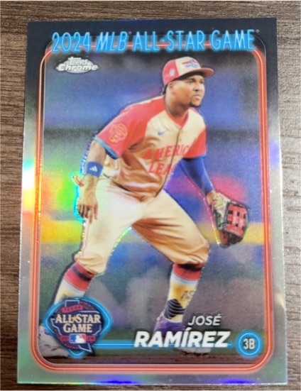 2024 Topps Chrome Update #ASGC-4 José Ramírez 2024 All Star Game Chrome — front