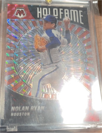 2022 Panini Mosaic Holofame #HF-8 Nolan Ryan — front