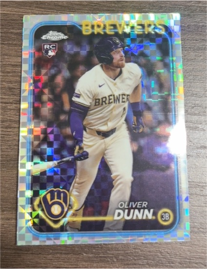 2024 Topps Chrome Update #USC135 Oliver Dunn — front