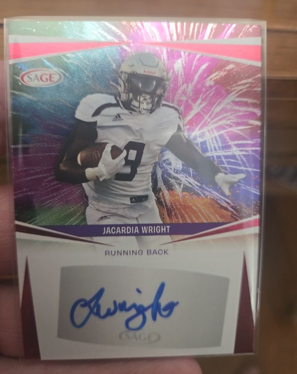 2025 SAGE Football Jacardia Wright — front