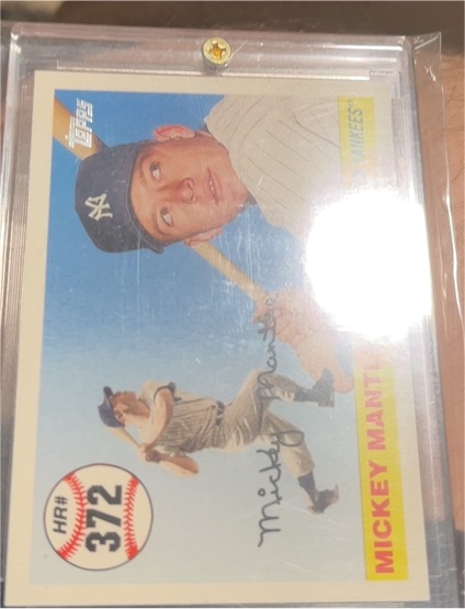 2007 Topps #MHR372 Mickey Mantle Mickey Mantle Home Run History — front