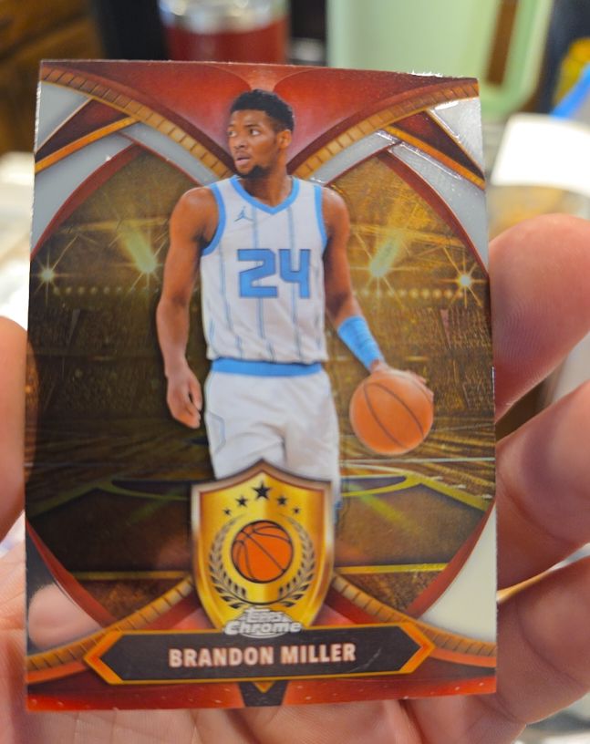 2024-25 Topps Chrome Ball of Duty #BOD-14 Brandon Miller — front