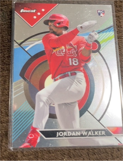 2023 Topps Finest #60 Jordan Walker — front