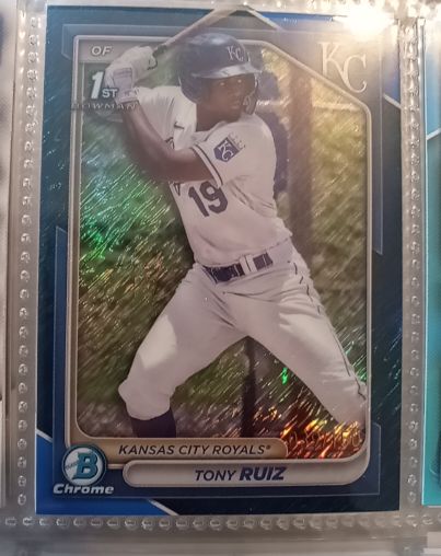 2024 Bowman Chrome #BCP-80 Tony Ruiz — front