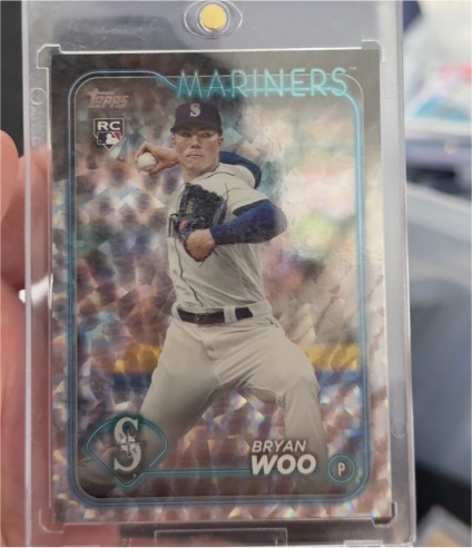 2024 Topps Series 1 #12 Bryan Woo — front