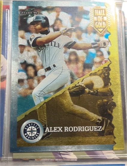 1995 Score Hall of Gold #HG41 Alex Rodriguez — front