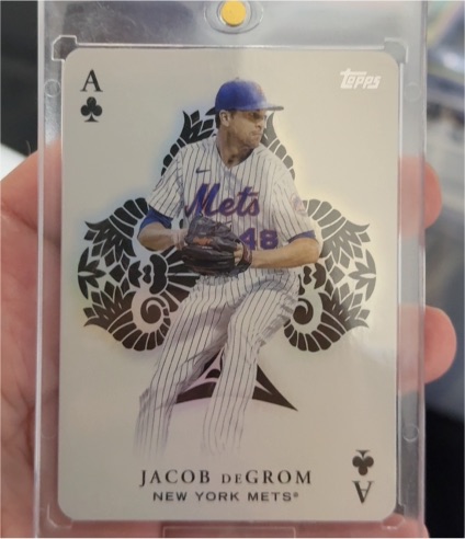 2023 Topps Series 1 All Aces #AA-8 Jacob deGrom — front