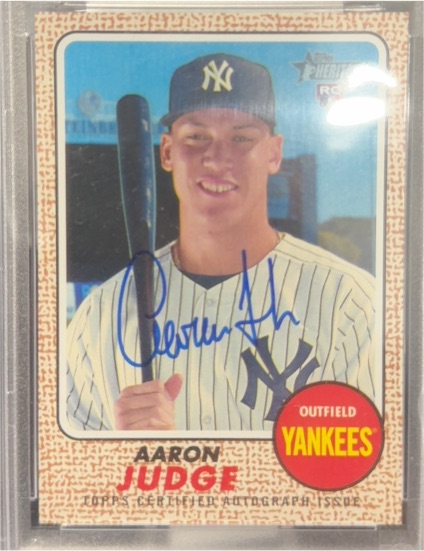 2017 Topps Heritage Real One Autographs #ROA-AJ Aaron Judge — front