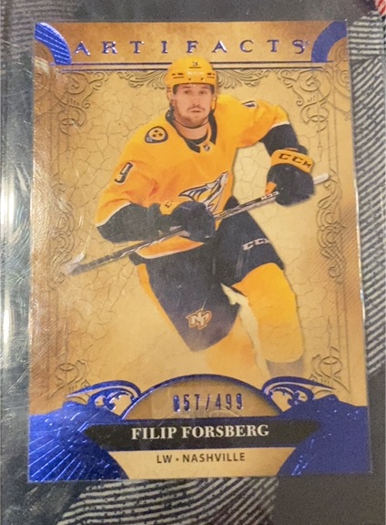 2020-21 Upper Deck Artifacts #22 Filip Forsberg — front