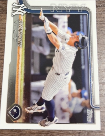2025 Topps #35 Anthony Volpe — front